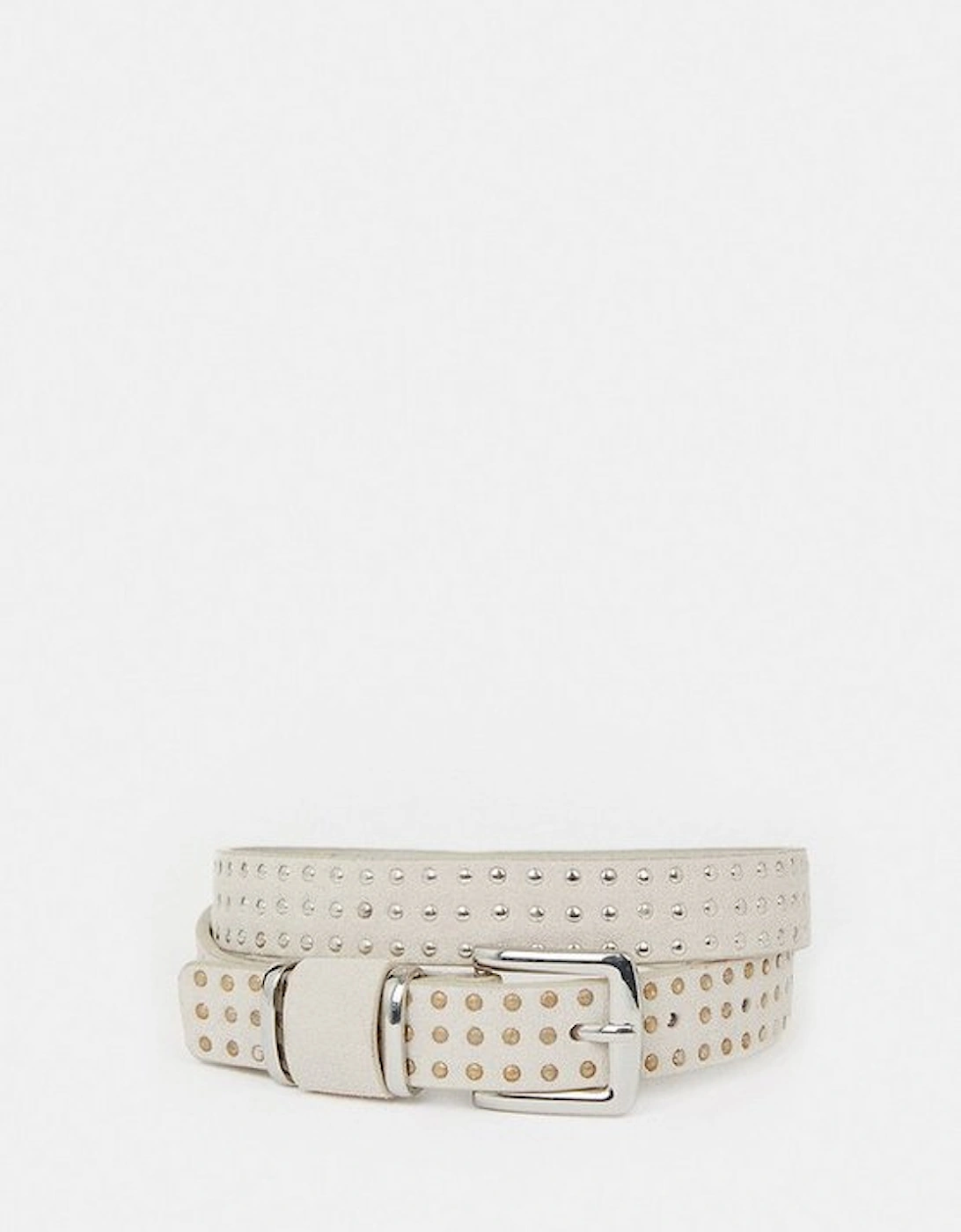 Suede Studded Waist Belt, 5 of 4