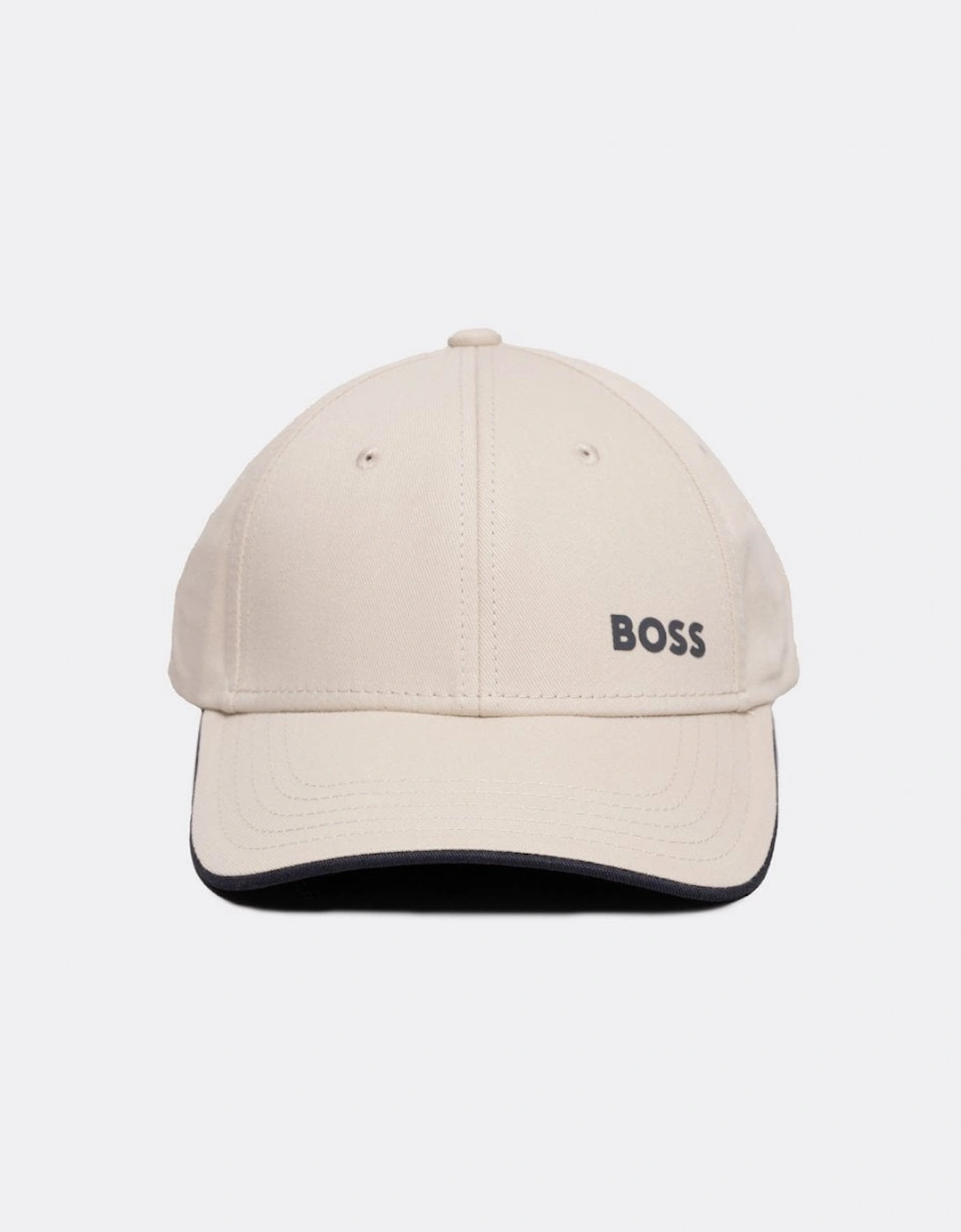 BOSS Green Mens Cotton-Twill Cap with Printed Logo