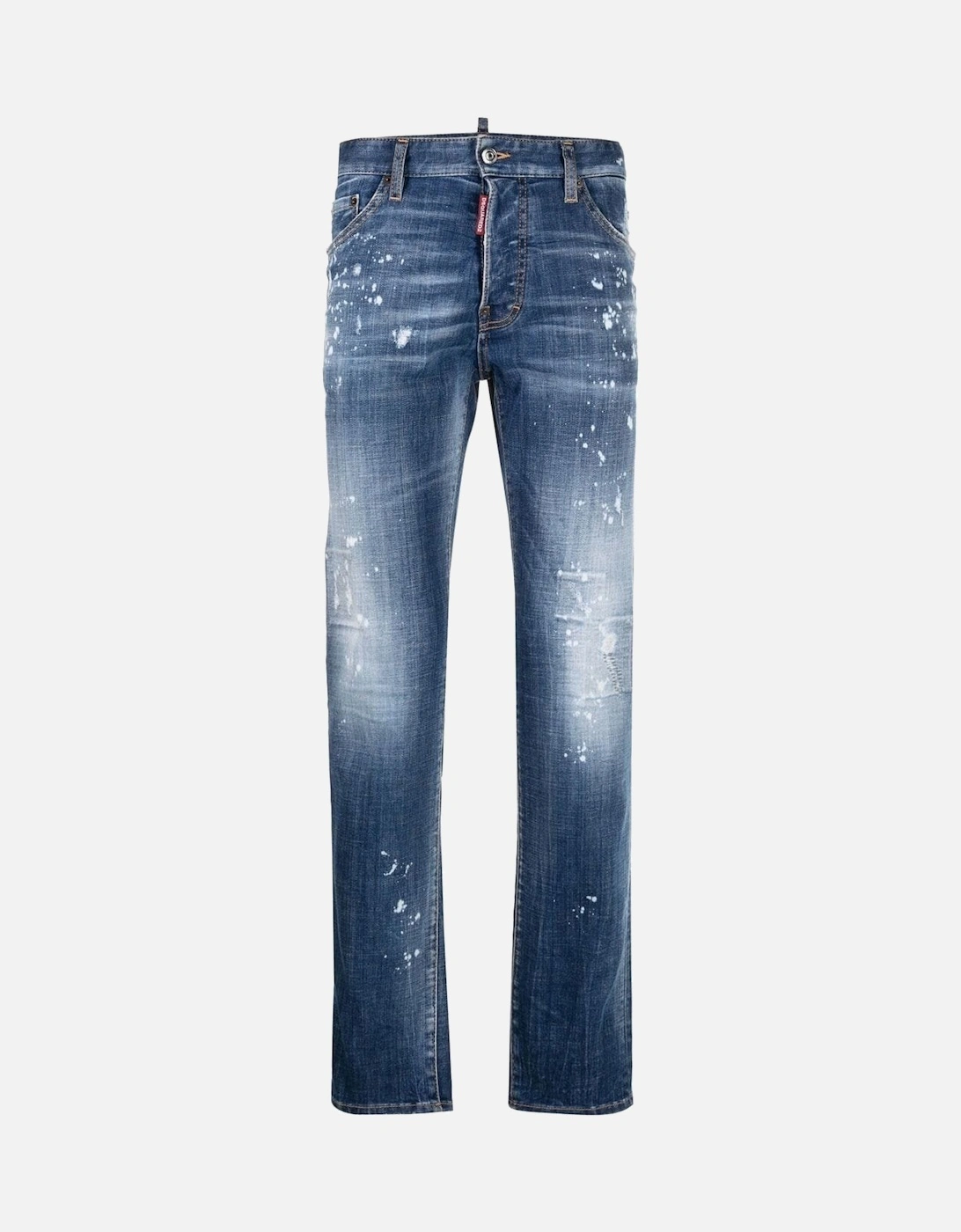 Bleached Spots Wash Cool Guy Slim Jeans in Blue, 7 of 6