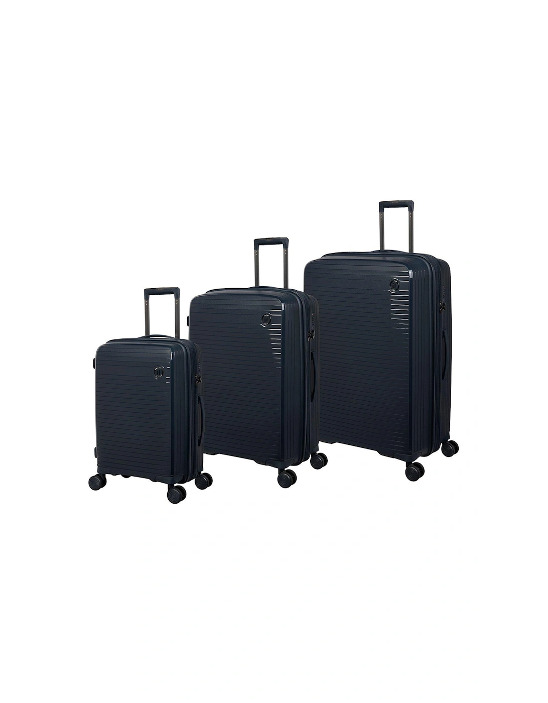 Spontaneous Blueberry 3 Piece Expandable Hardshell 8 Wheel Suitcase Set, 2 of 1