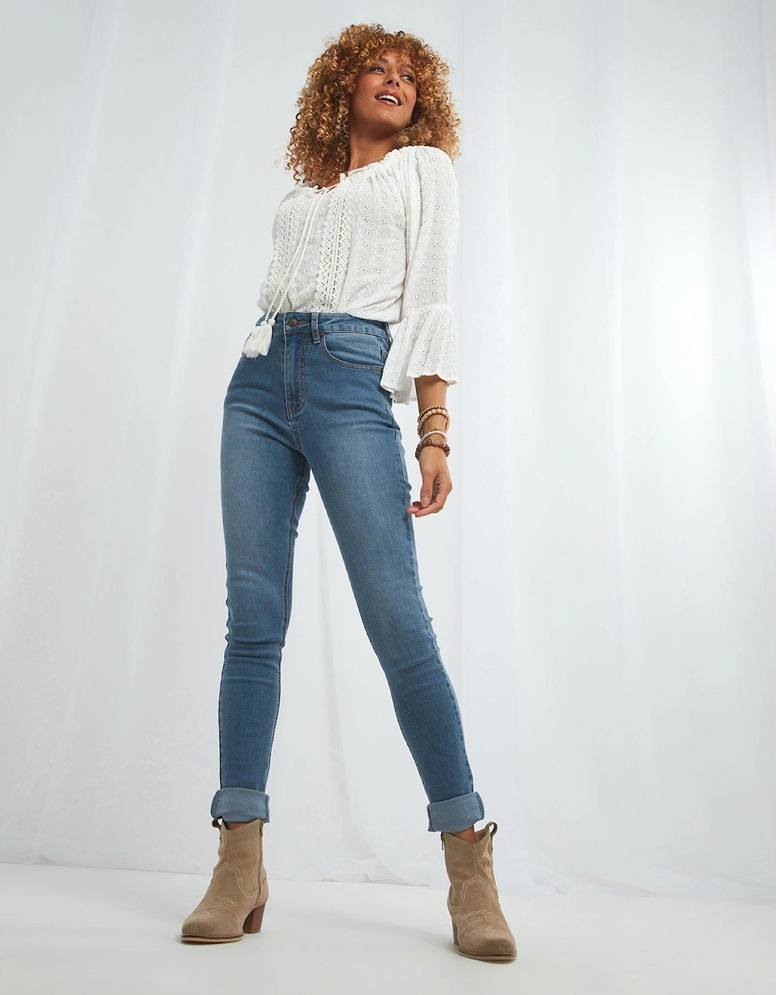 Must Have Skinny Fit Jeans - Light Blue, 3 of 2