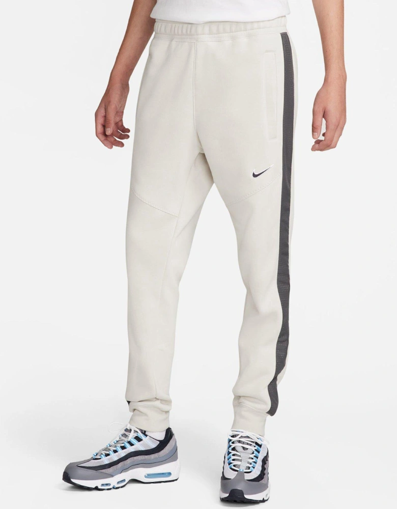 Mens Taping Joggers - White