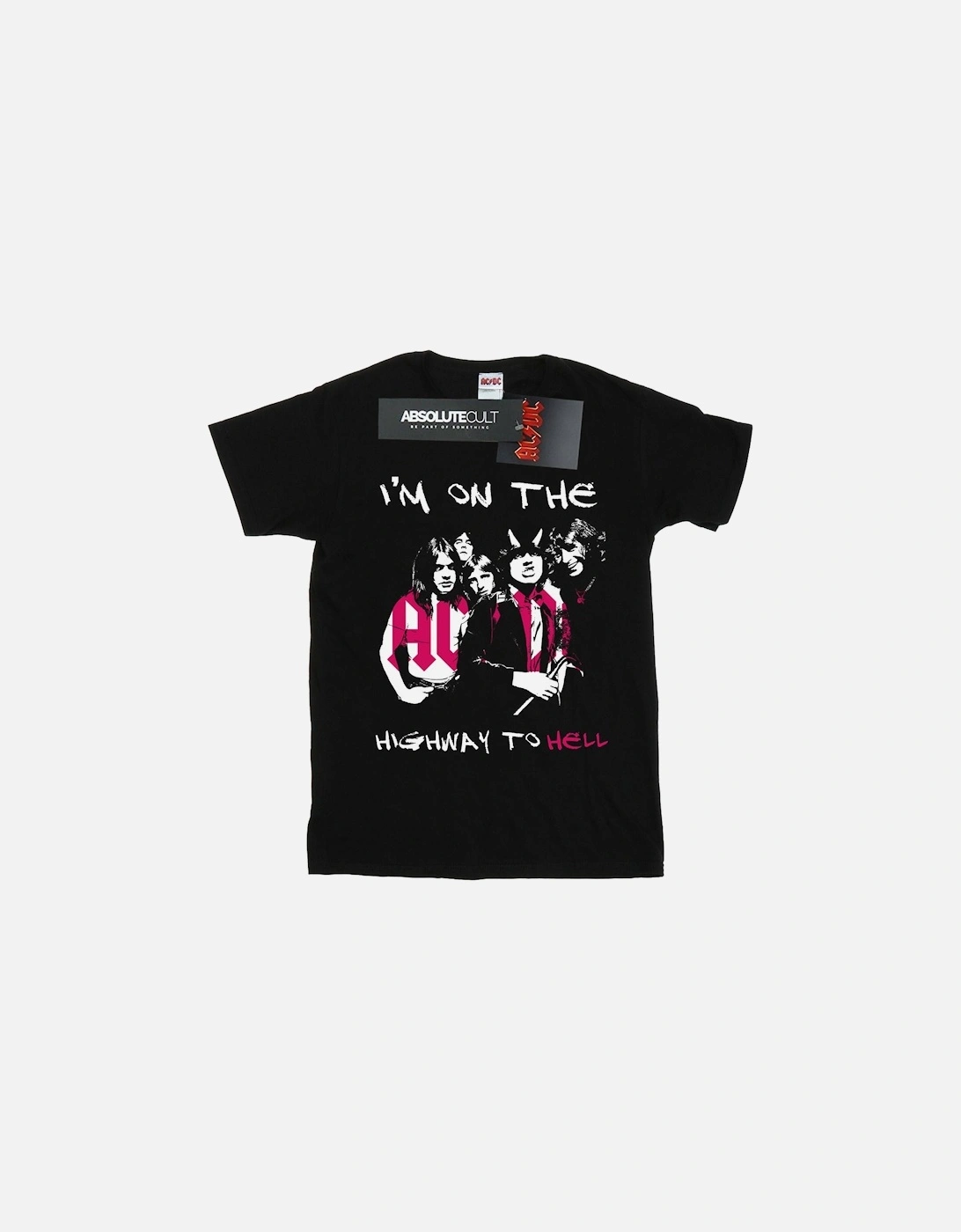 Girls I?'m On The Highway To Hell Cotton T-Shirt, 6 of 5