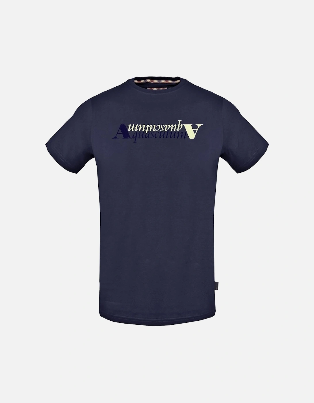 Reflection Logo Navy Blue T-Shirt, 3 of 2