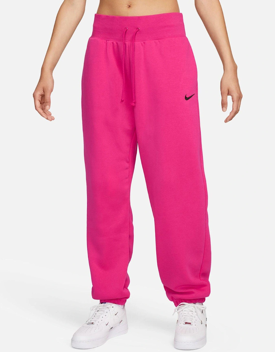 Women's High-waisted Oversized Sweatpants - Pink, 7 of 6