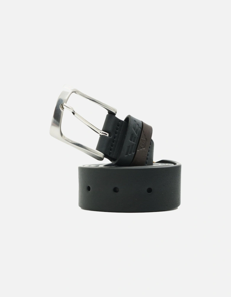 Nickle Buckle Black Brown Belt