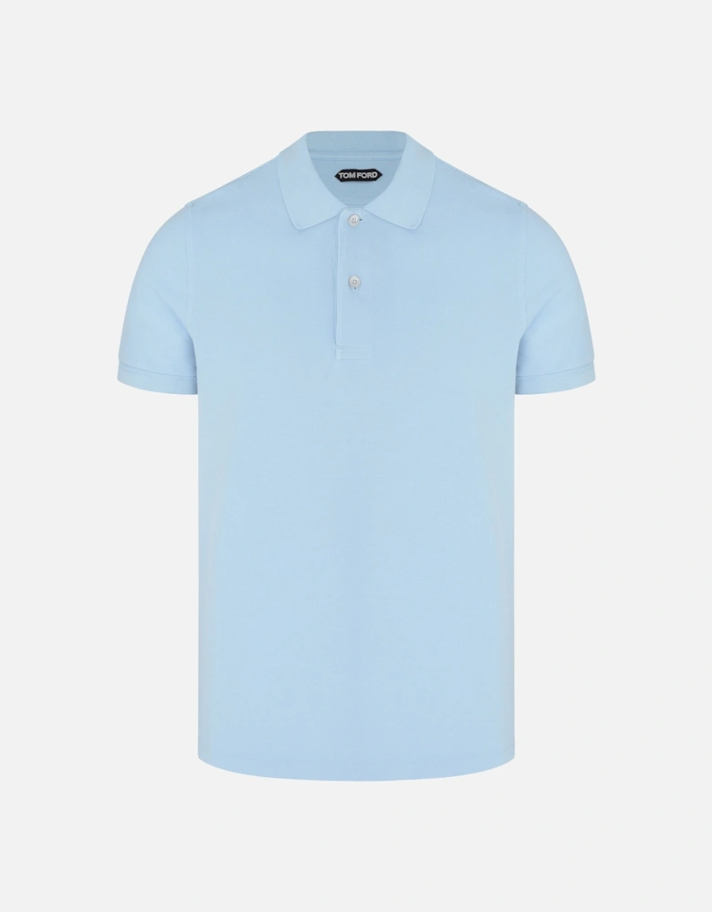 Tennis Piquet Polo Shirt Blue