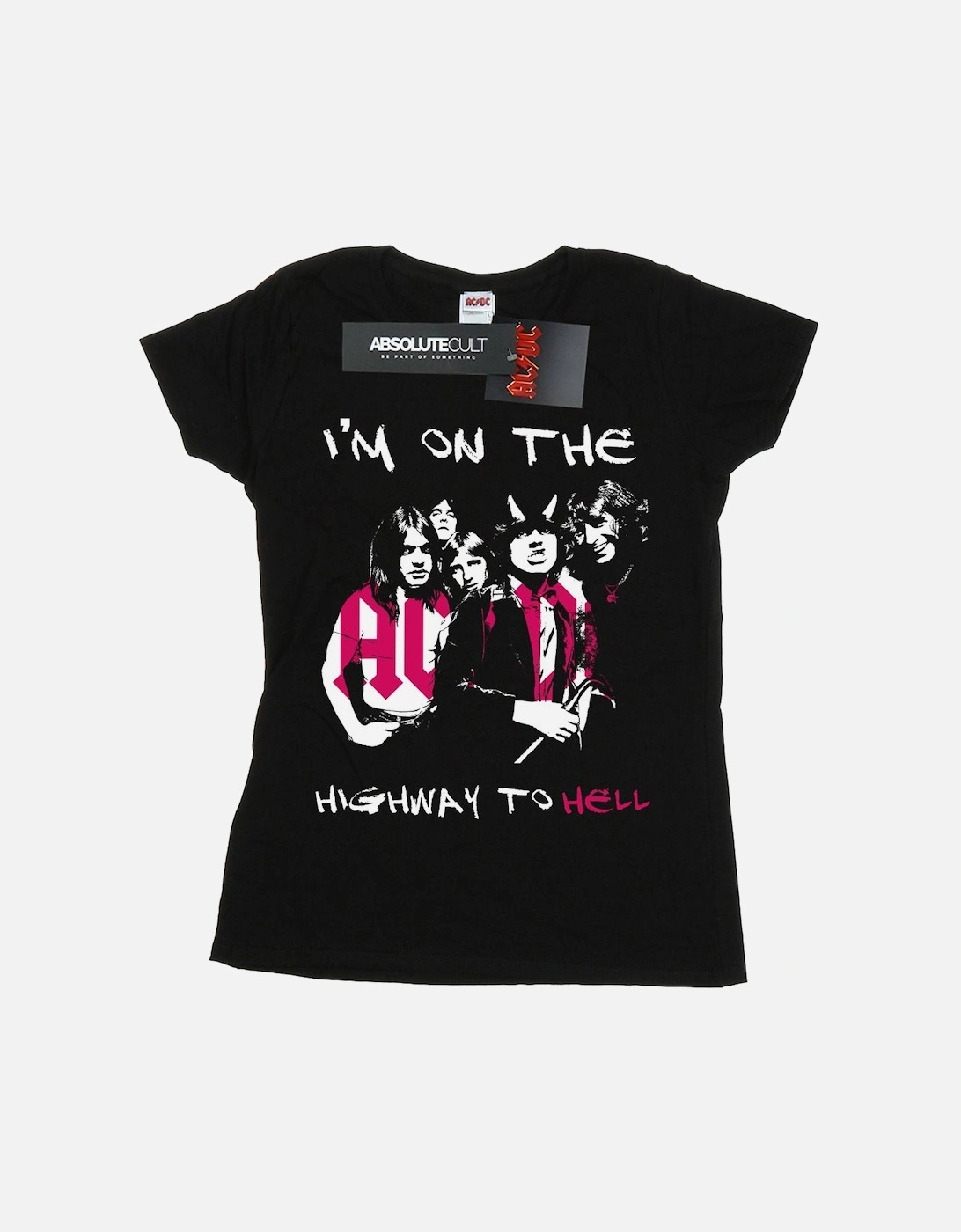 Womens/Ladies I?'m On The Highway To Hell Cotton T-Shirt, 6 of 5