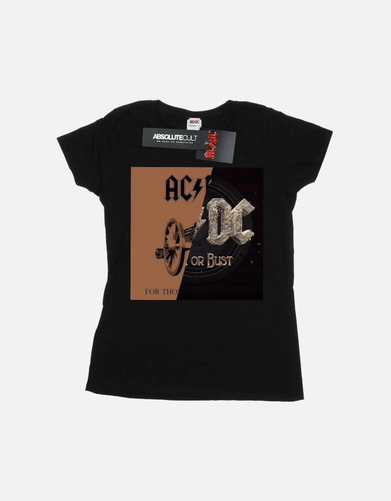 Womens/Ladies Rock or Bust / For Those About Splice Cotton T-Shirt