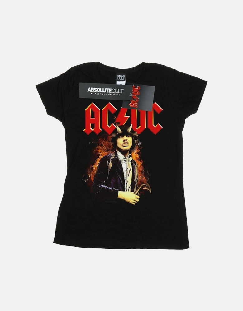 Womens/Ladies Angus Highway To Hell Cotton T-Shirt
