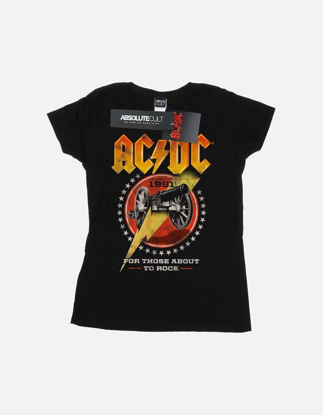 Womens/Ladies For Those About To Rock 1981 Cotton T-Shirt, 4 of 3