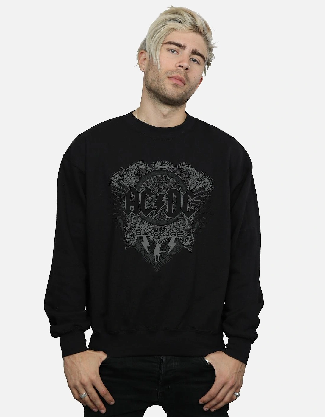 Mens Black Ice Sweatshirt