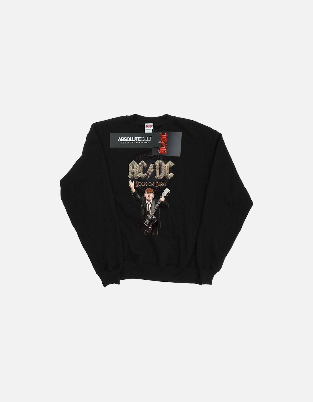 Mens Rock Or Bust Angus Young Sweatshirt, 6 of 5
