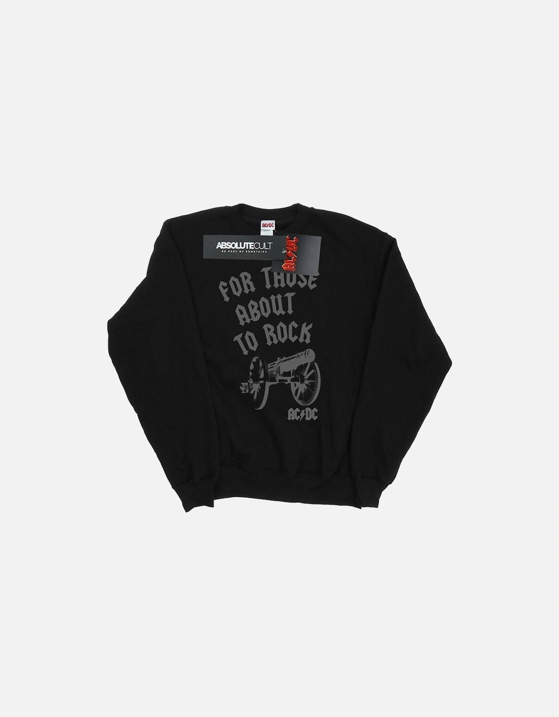 Mens For Those About To Rock Cannon Sweatshirt, 6 of 5