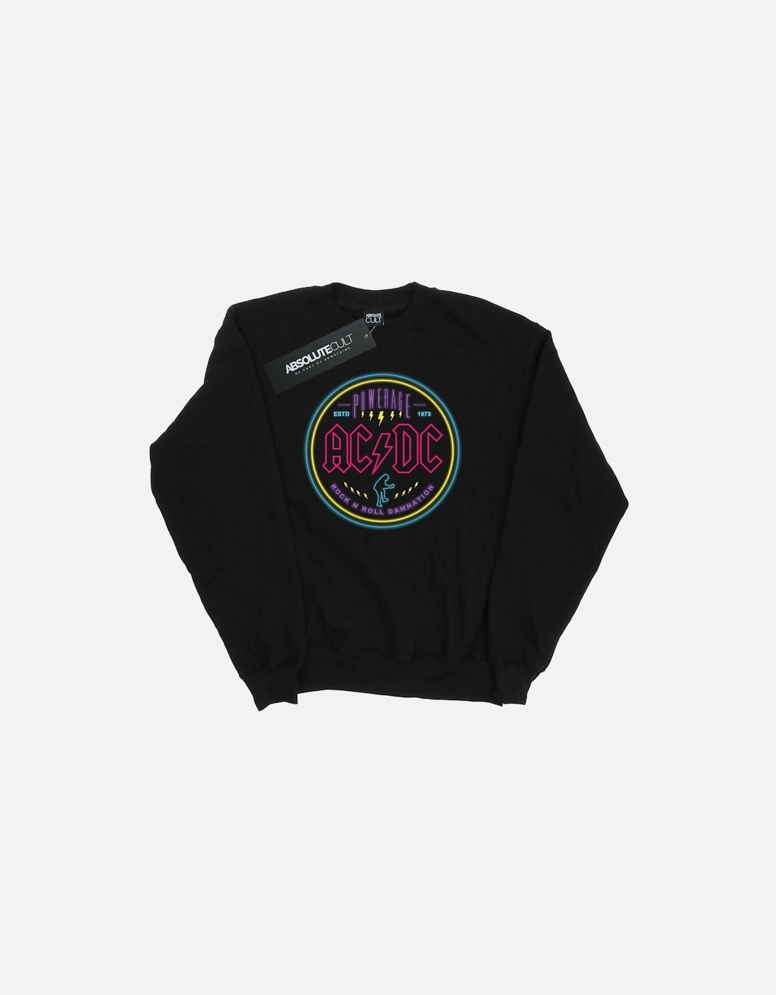 Mens Circle Neon Sweatshirt, 6 of 5
