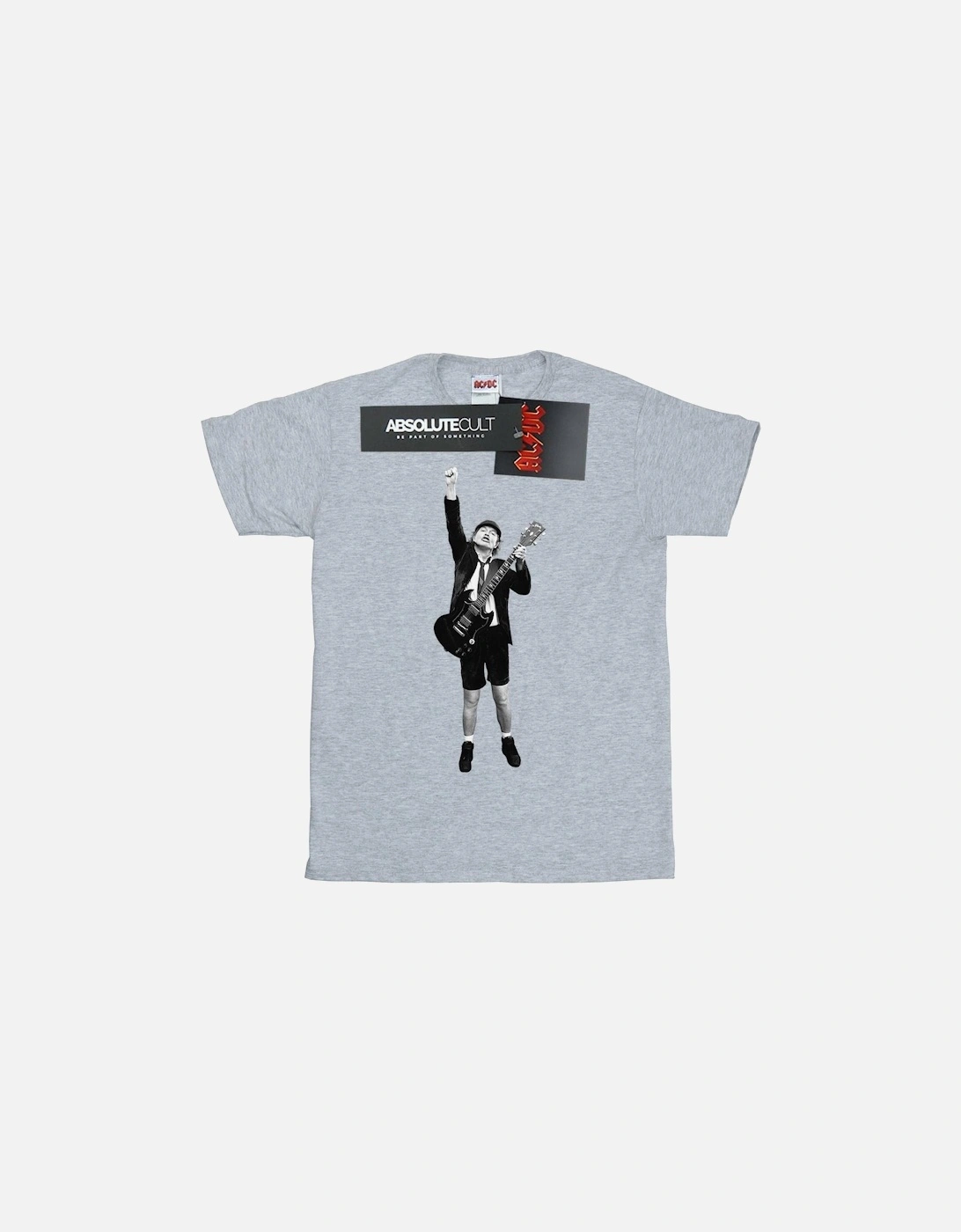 Mens Angus Young Cut Out T-Shirt, 6 of 5