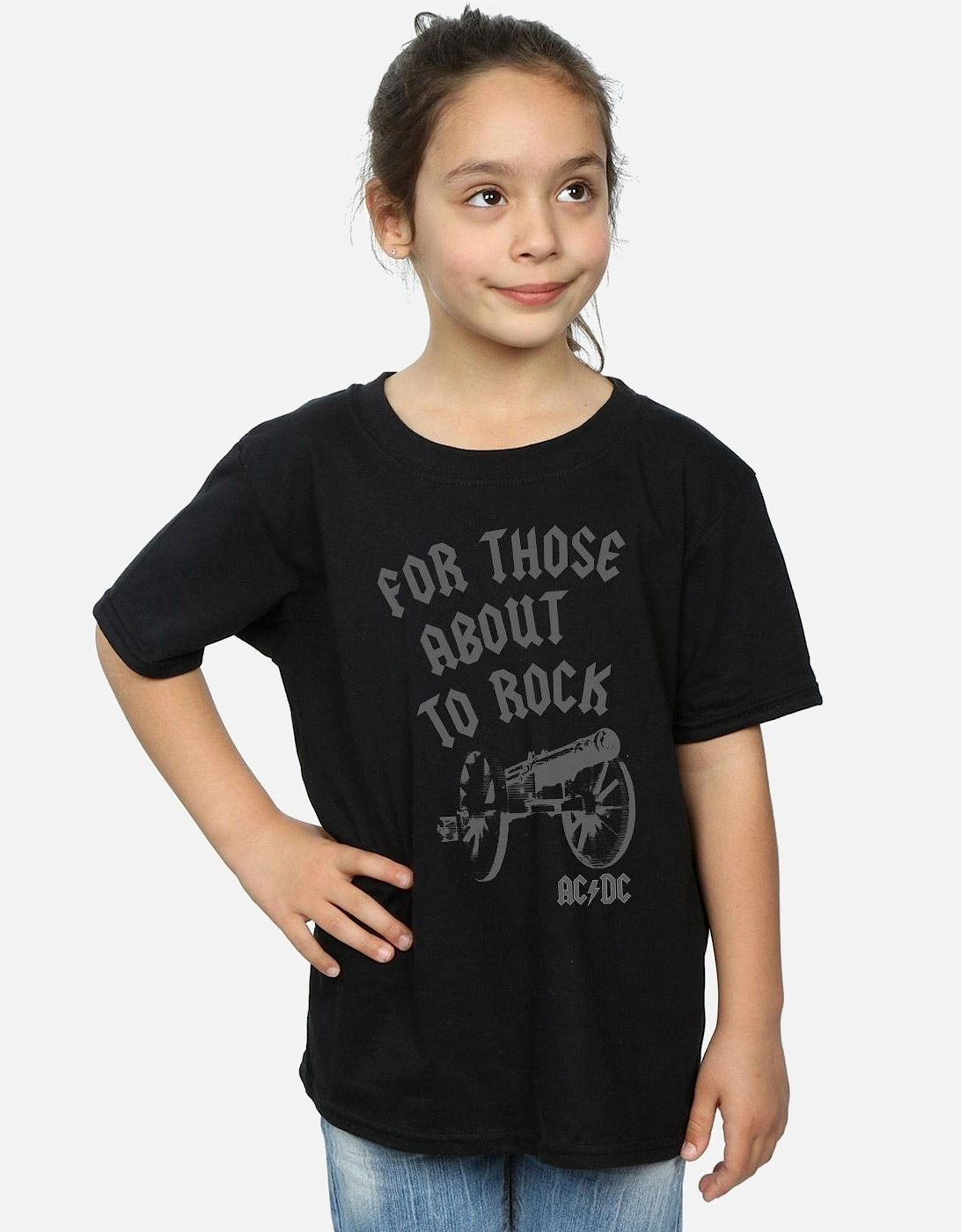 Girls For Those About To Rock Cannon Cotton T-Shirt