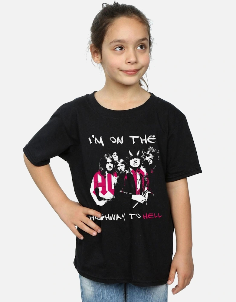 Girls I?'m On The Highway To Hell Cotton T-Shirt