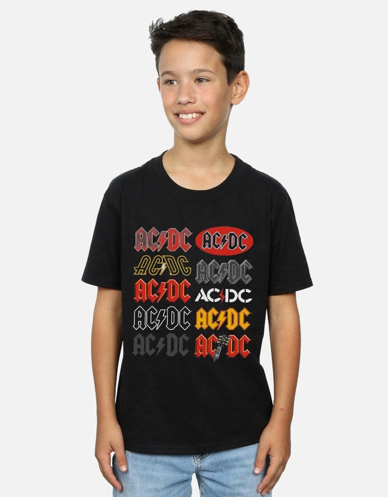 Boys Multi Logos T-Shirt