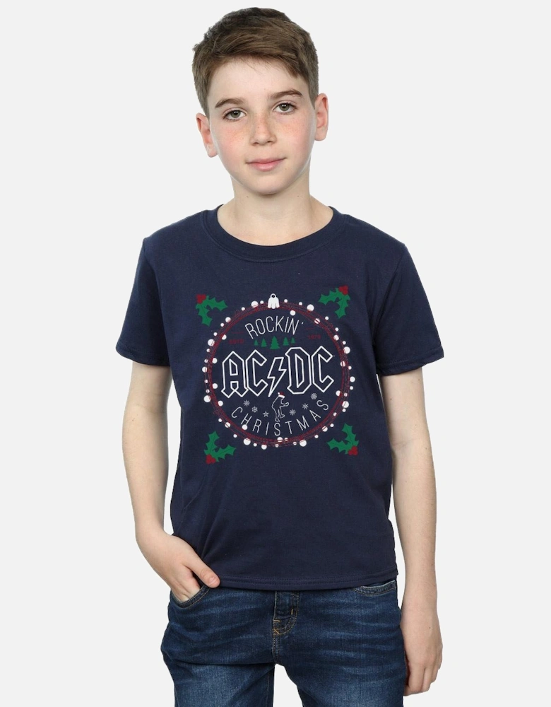 Boys Christmas Circle T-Shirt