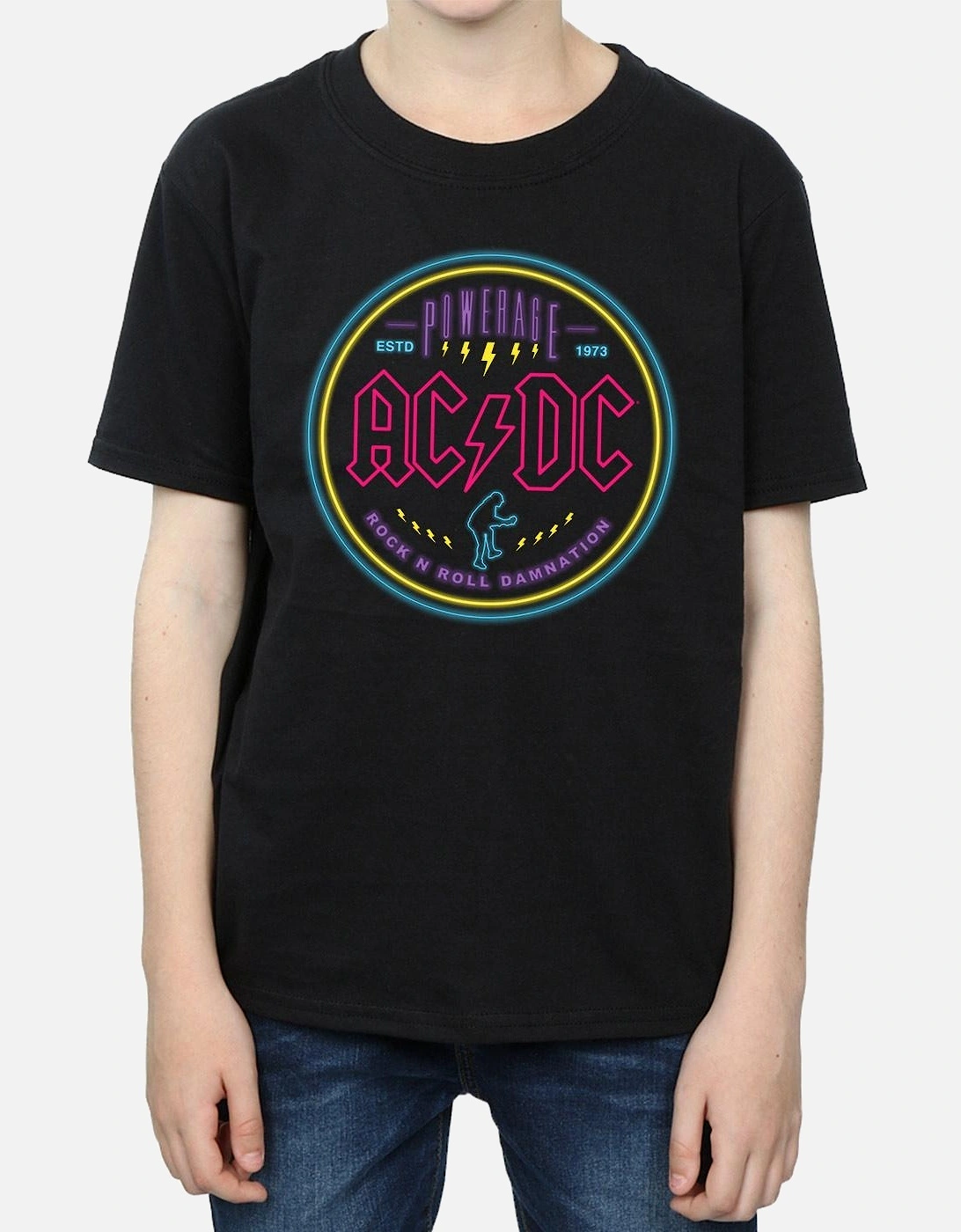 Boys Circle Neon T-Shirt