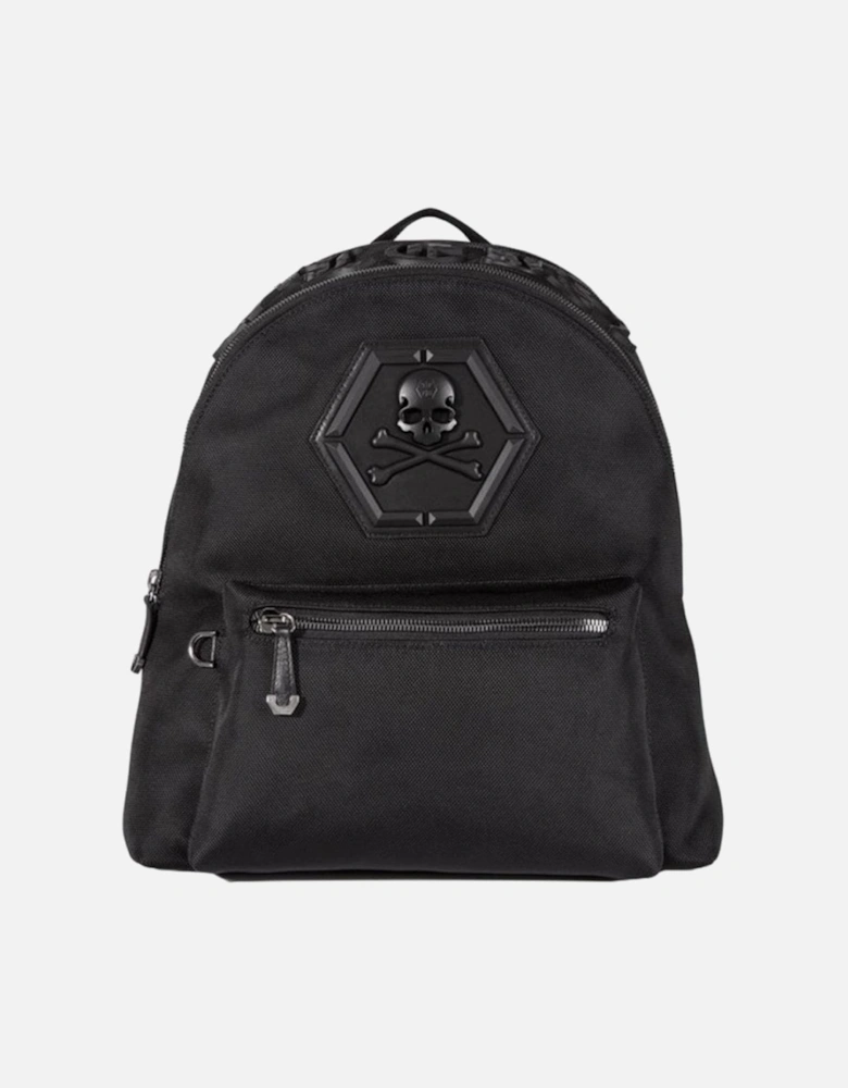 Men's "Don't Ever Give Up" Backpack Black