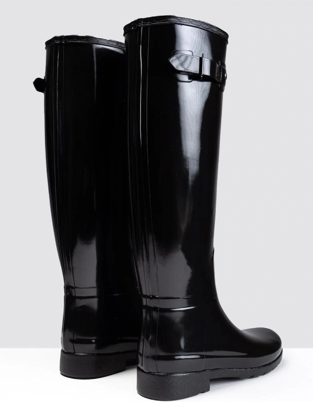 Refined Tall Gloss Slim Fit Womens Boots