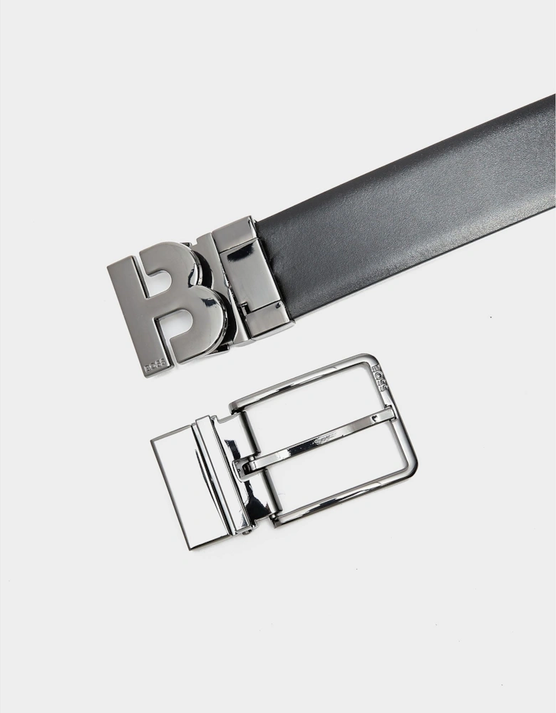 Mens Reversable Logo Buckle Belt