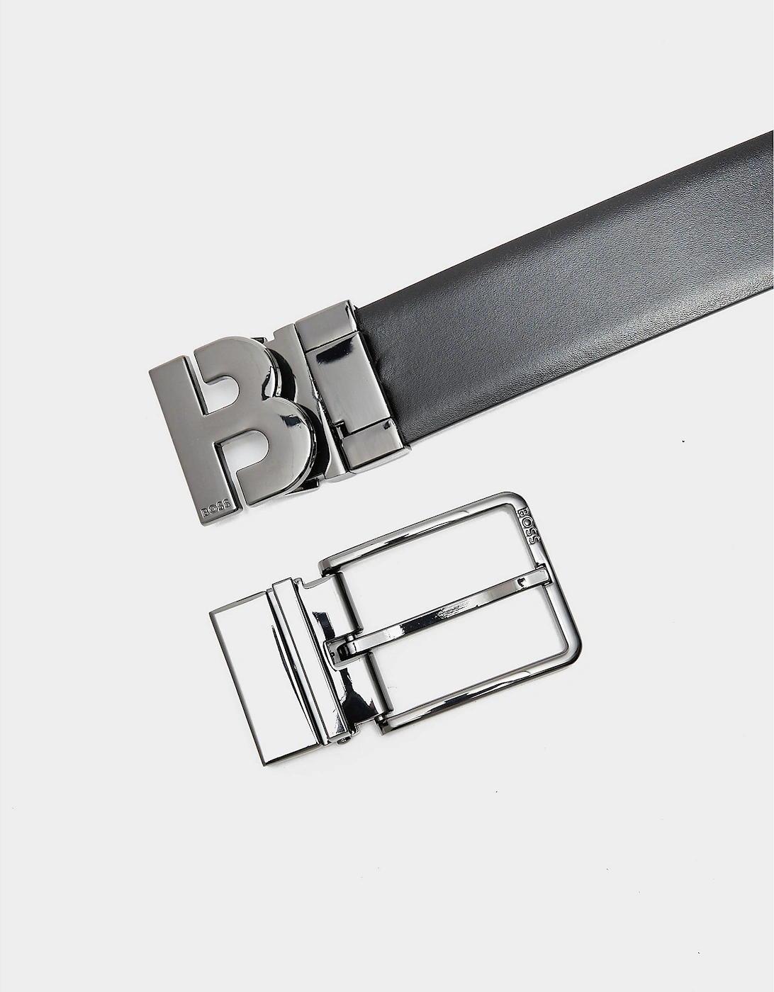 Mens Reversable Logo Buckle Belt