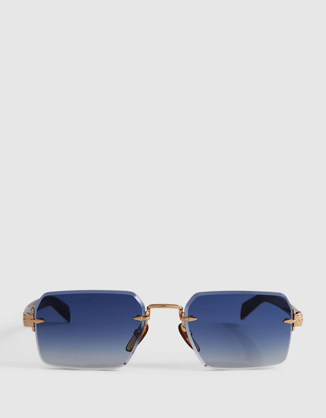 Eyewear by David Beckham Rimless Sunglasses, 2 of 1