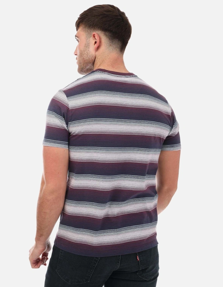 Mens Original Striped Housemark T-Shirt