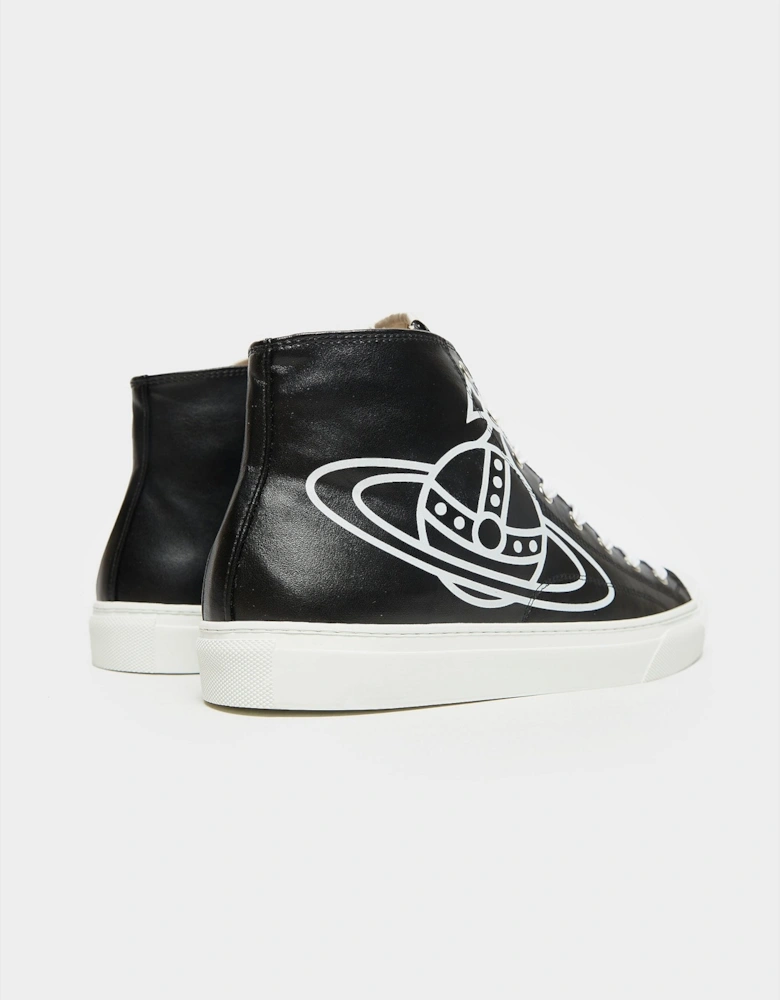 Mens Large Orb High Top Trainers