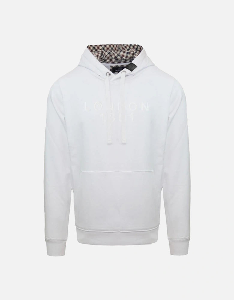 Bold London 1851 Logo White Hoodie