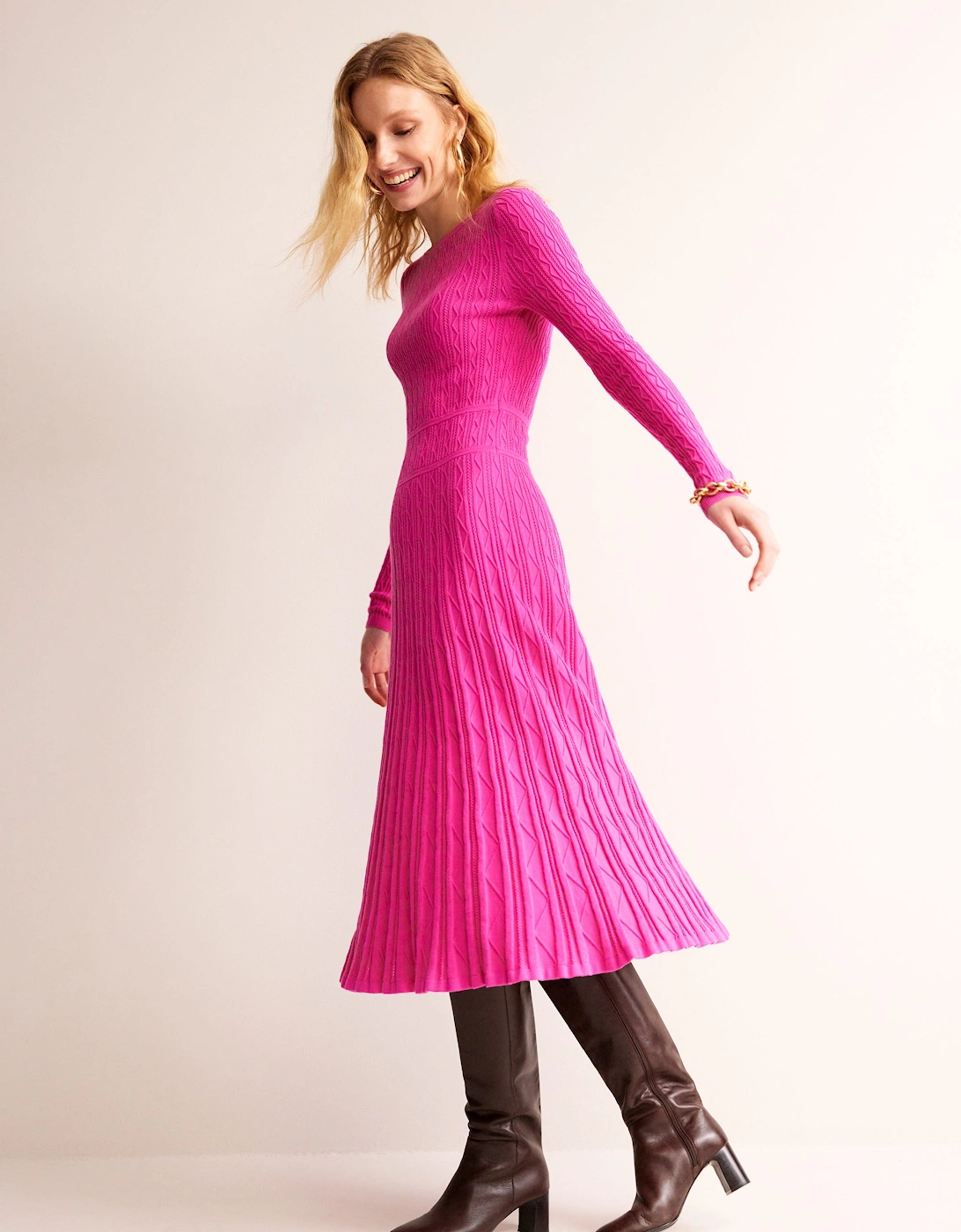 Imogen Empire Knitted Dress, 7 of 6