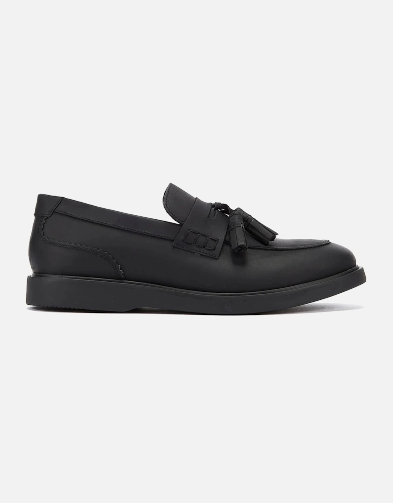 Cato Loafer Crazy Leather Men's Black Loafers