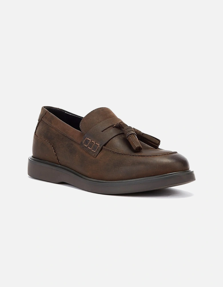 Cato Loafer Crazy Leather Men's Brown Loafers