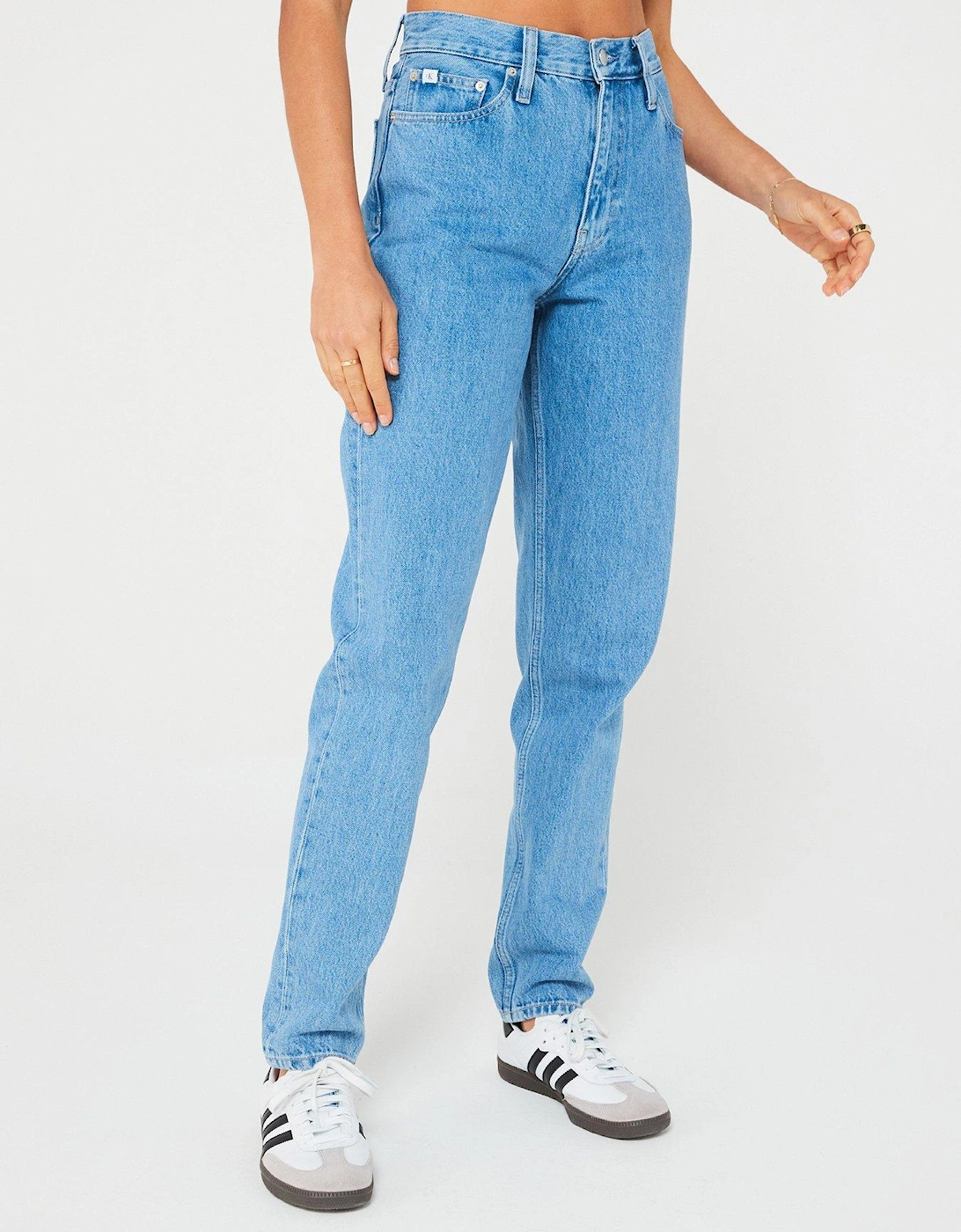 Jeans High Waist Mom Jean - Blue, 3 of 2