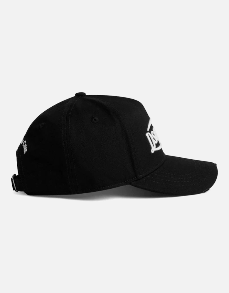 Cotton Canvas Logo Cap Black