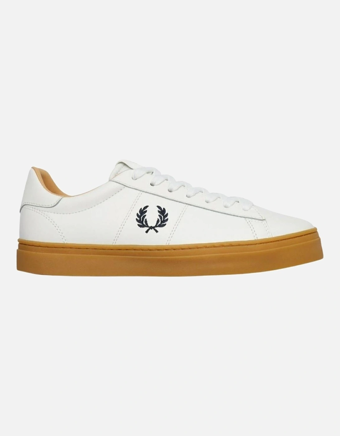 Spencer Vulc Leather B8350 303 White Trainers, 5 of 4