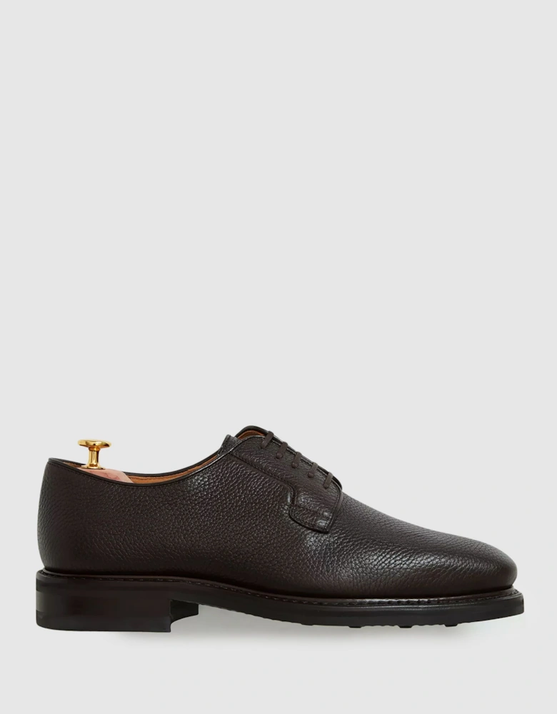 Oscar Jacobson Grained Leather Lace Up Shoes
