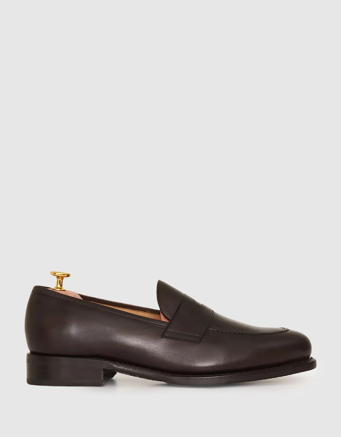 Oscar Jacobson Leather Penny Loafers, 2 of 1