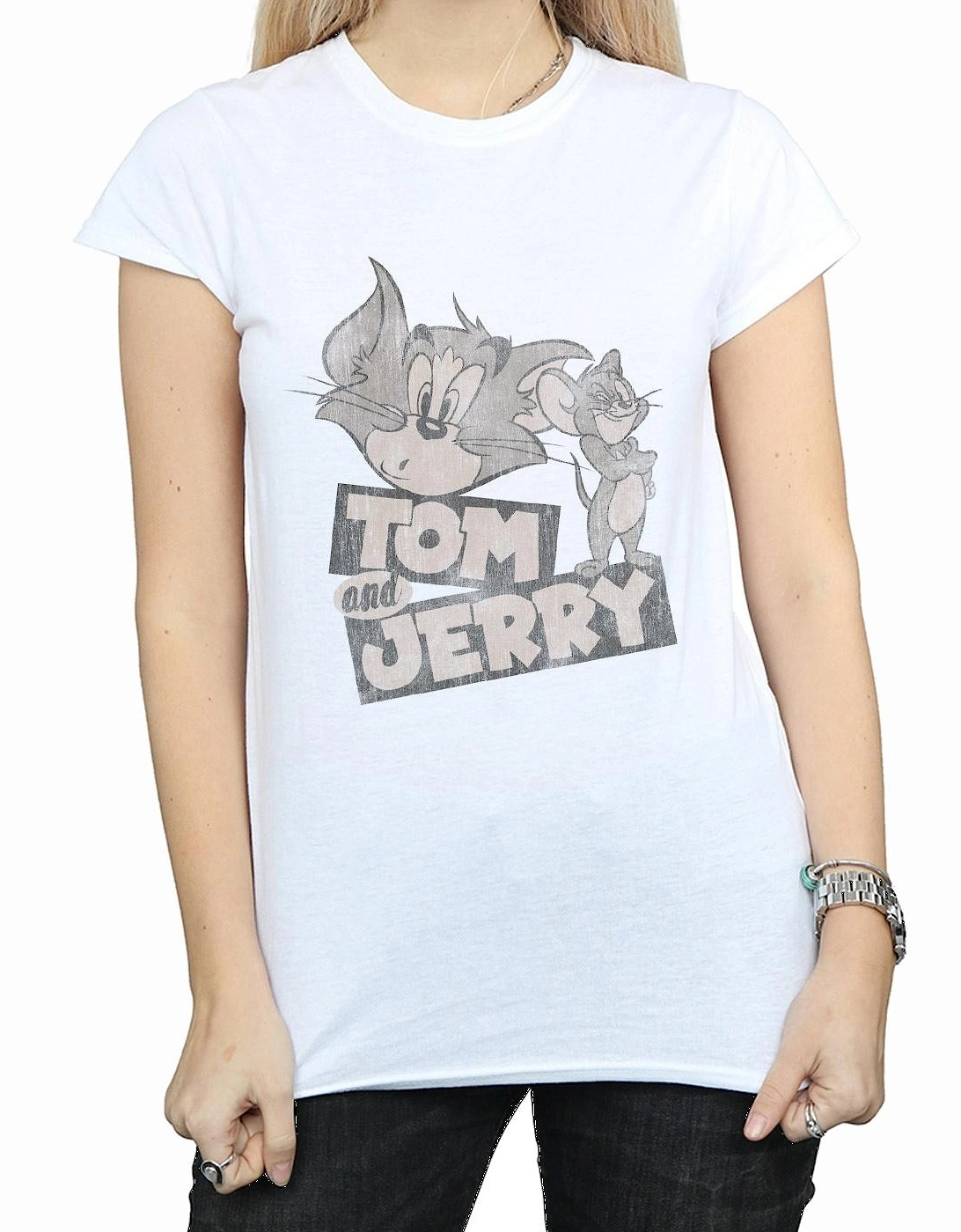 Tom and Jerry Womens/Ladies Wink Cotton T-Shirt