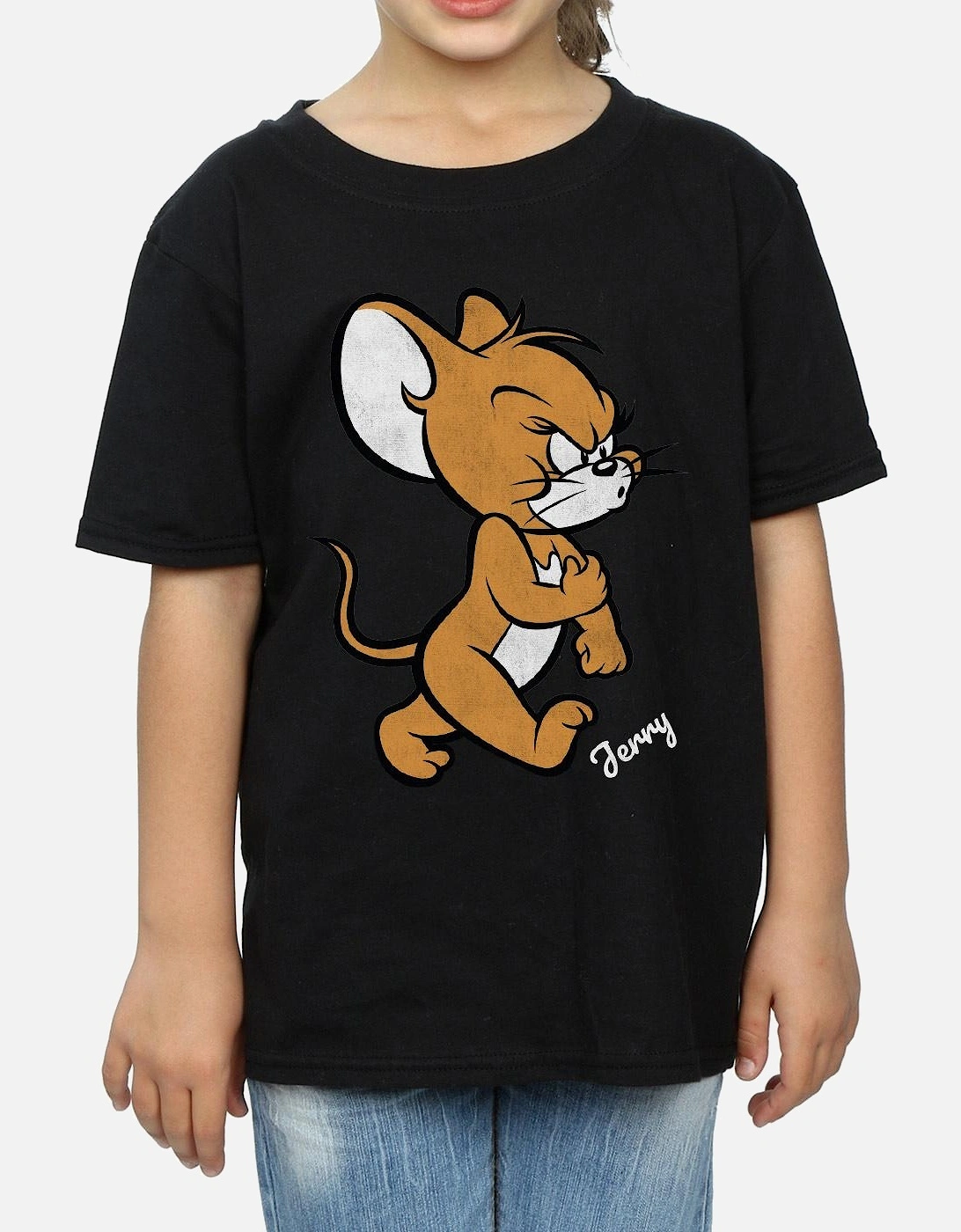 Tom and Jerry Girls Mouse Cotton T-Shirt