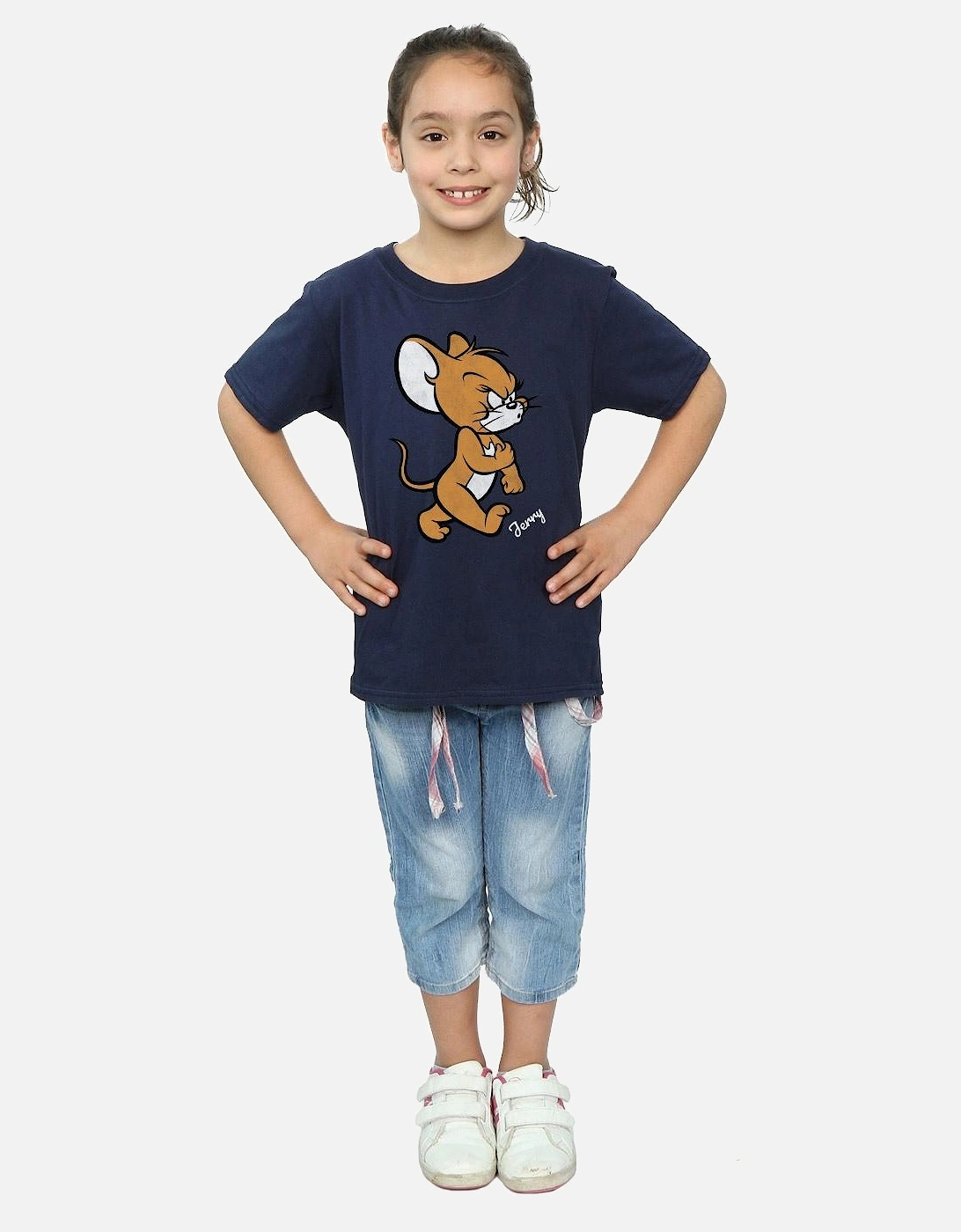Tom and Jerry Girls Mouse Cotton T-Shirt