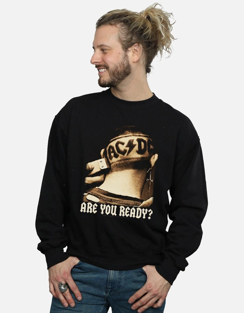 Mens Are You Ready Hair Shave Sweatshirt