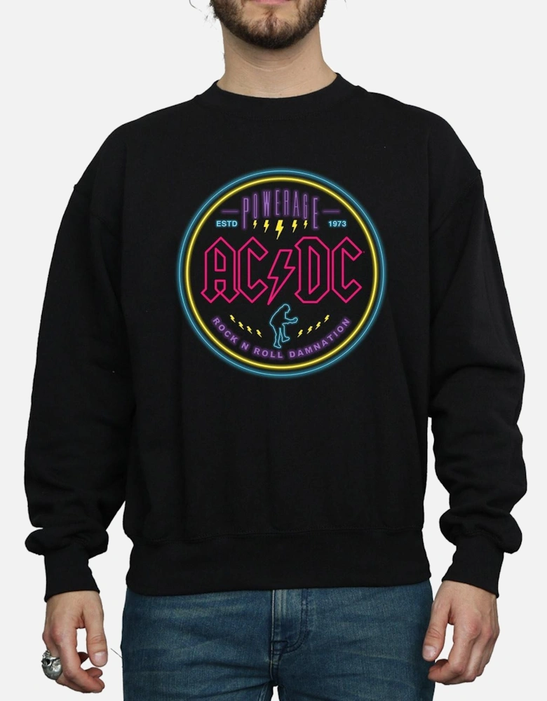 Mens Circle Neon Sweatshirt