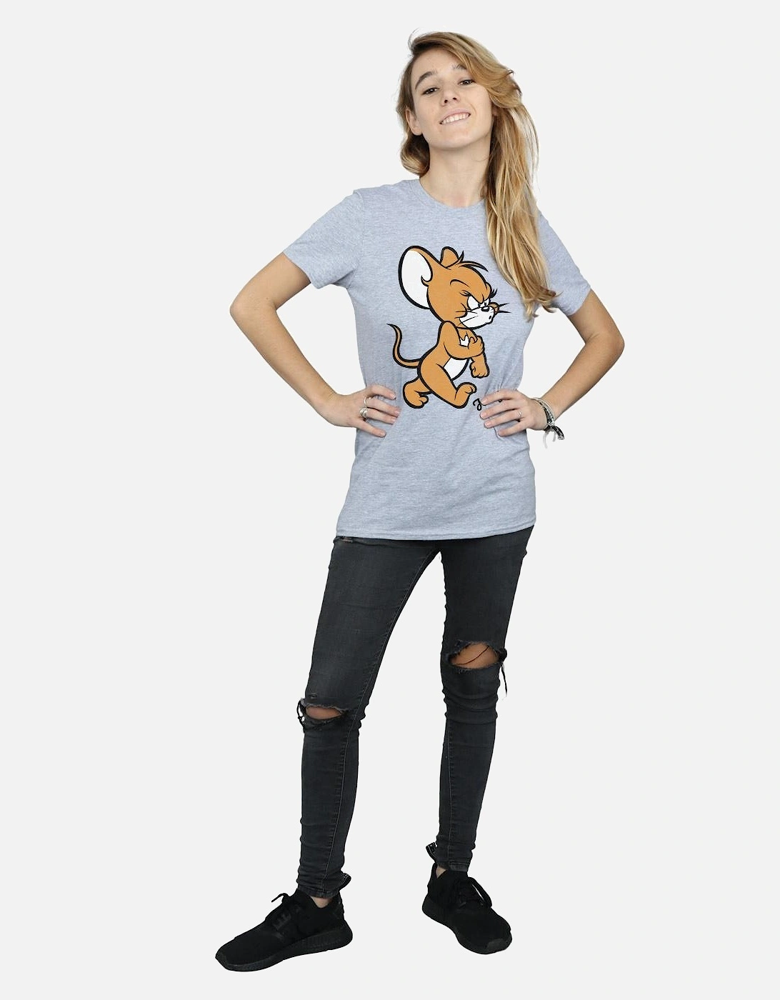 Tom and Jerry Womens/Ladies Mouse Boyfriend T-Shirt