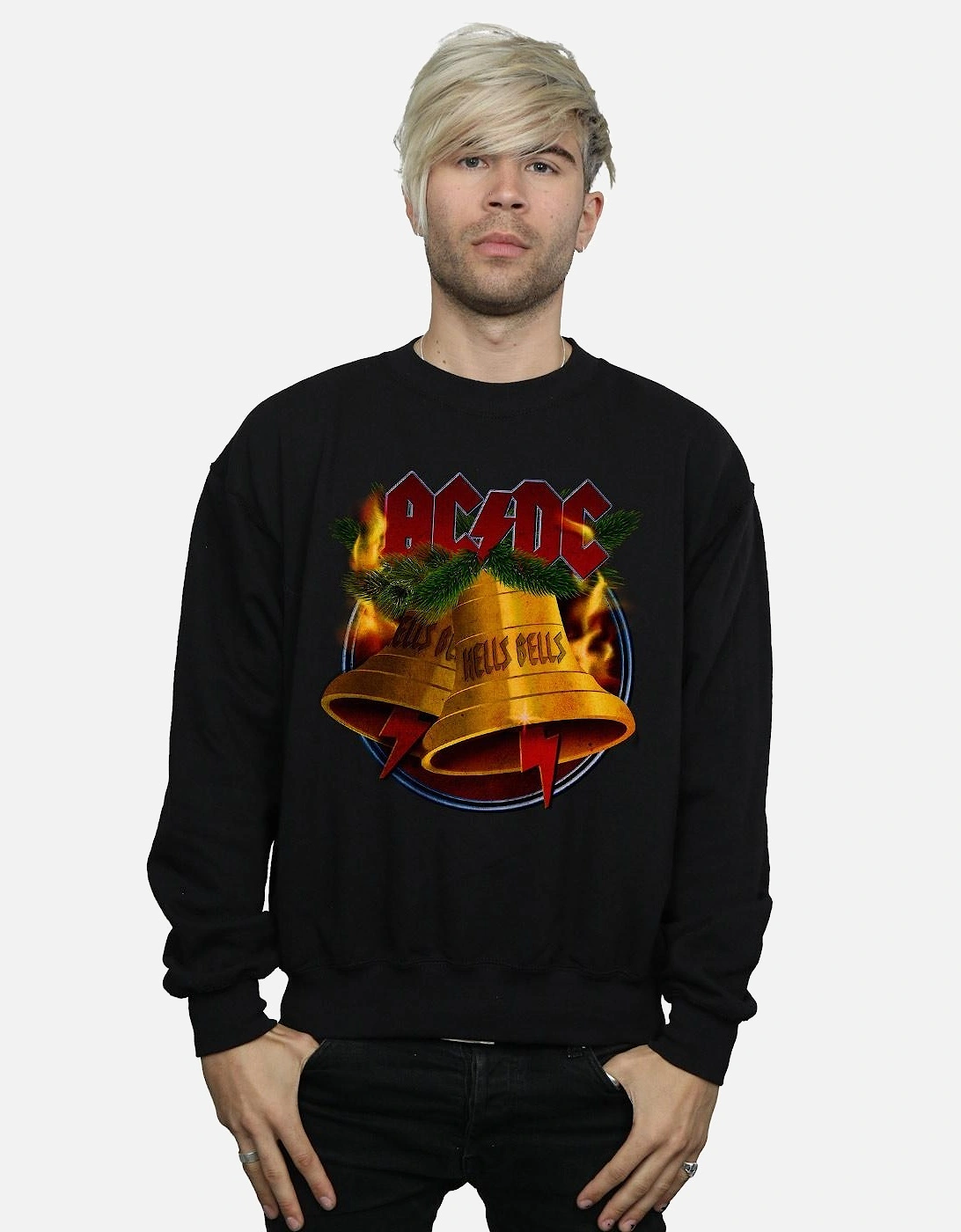 Mens Christmas Hells Bells Sweatshirt