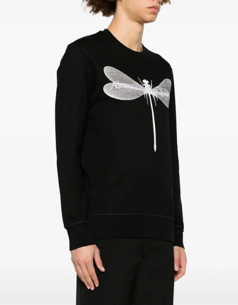 Dragonfly Sweatshirt Black