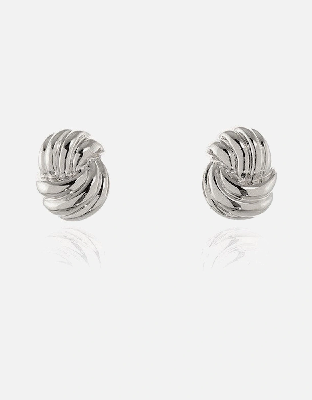 Cachet Lael Clip on Earrings Rhodium plated, 4 of 3